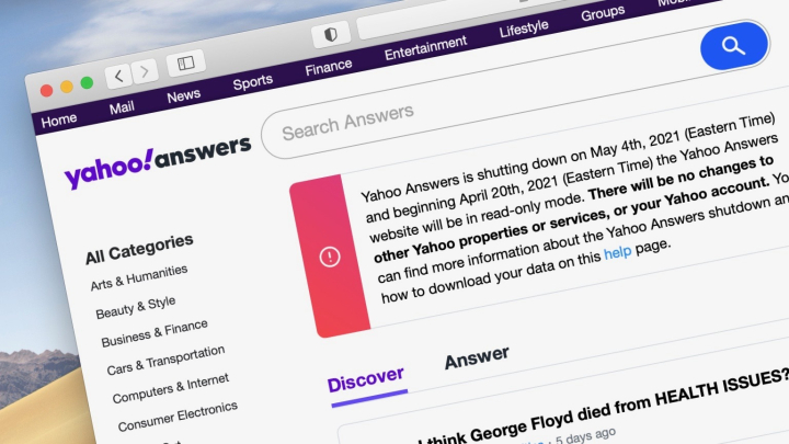 Yahoo Hỏi & Đáp chính thức ngừng hoạt động vĩnh viễn từ ngày 4 tháng 5